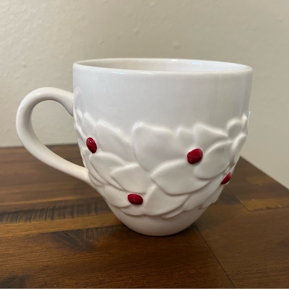 Starbucks 2004 Poinsettia Holiday Mug - Picture 2 of 3